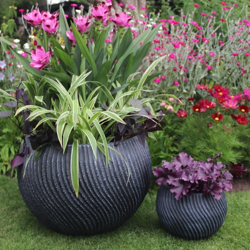 28cm swirl bowl - 28cm, planter-