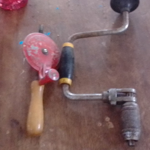 Vintage original hand - hand, crank