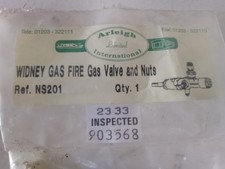 Widney Caravan Gas Fire Valve