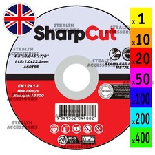 SharpCut (4.5") 115mm x 1mm x