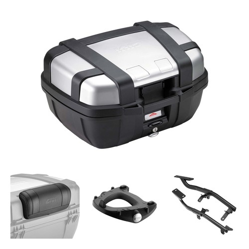 Givi trk52 aluminum trunk - trunk, kit