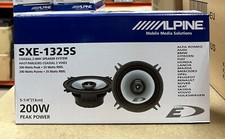 ALPINE 200W 2WAY 13cm/5.25" SXE CAR/VAN DOOR SHELF DOOR SPEAKERS SXE-1325S #OP