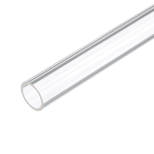 Clear plastic rigid pipe - 18",