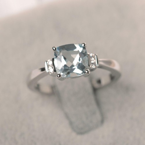 55ct lab created - lab-created, aquamarine