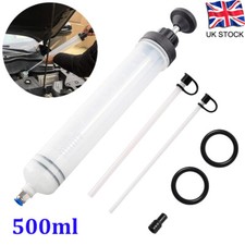 500ML Oil Suction Syringe Manual Automotive Pump,Gear Oil, Brake Fluid Extractor