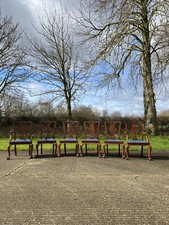 Set of Six Large Antique
