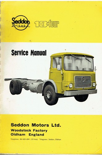 Seddon four diesel - four,