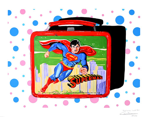 Superman lunch box fine art - fine,