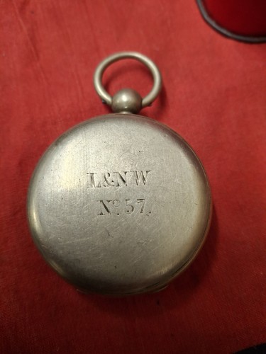 Lnwr railway pocket watch case - lnwr,