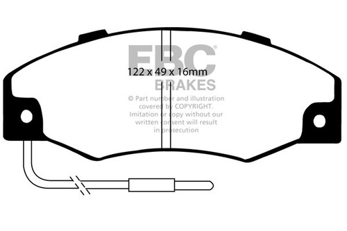 Ebc yellowstuff front brake - ebc,
