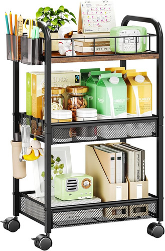 Tier metal rolling cart - tier,