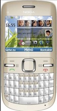 Nokia C3-00 Smartphone Golden