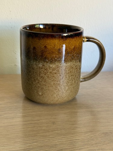 Earthy brown reactive glaze - earthy,