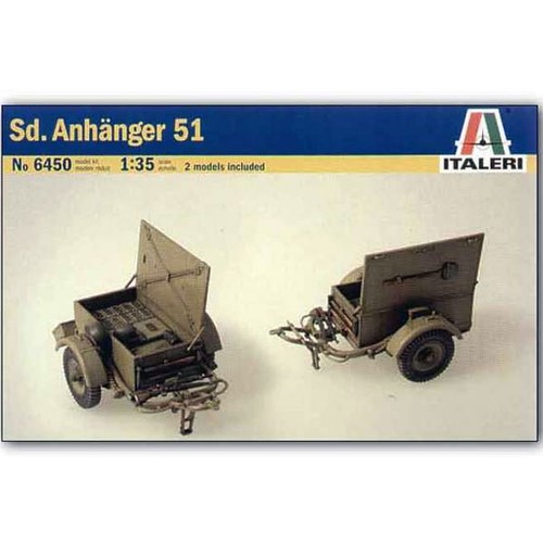 Italeri 6450 anhanger 2x - sd,