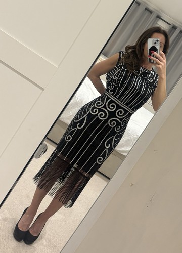 Unique vintage black fringe - unique,