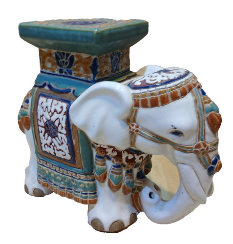 Large vintage ceramic indian - ceramic,