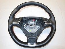 No Inflator Red Stitch Abarth 199143 Grande Punto Fiat Genuine Steering Wheel