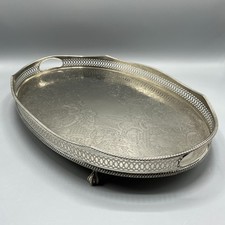 Vintage Silver Plated Footed