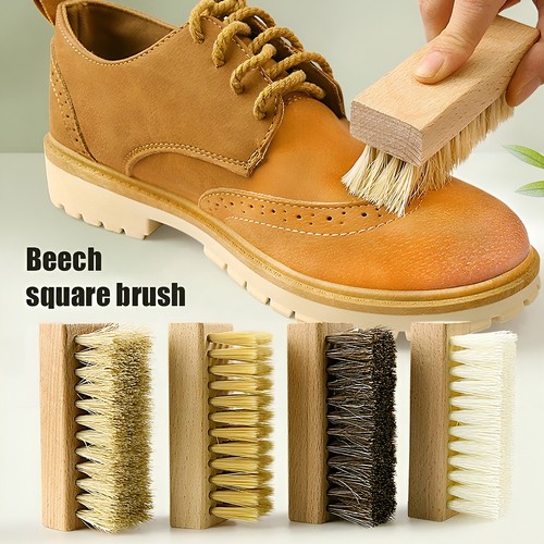 Shoe cleaning brush horse hair - shoe,