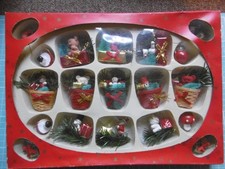 VINTAGE BOX XMAS TREE BAUBLES