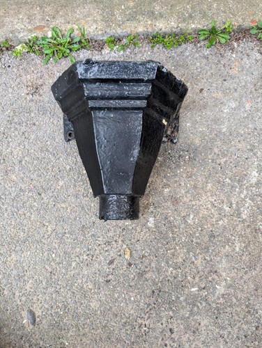 Antique cast iron gutter - gutter, rain