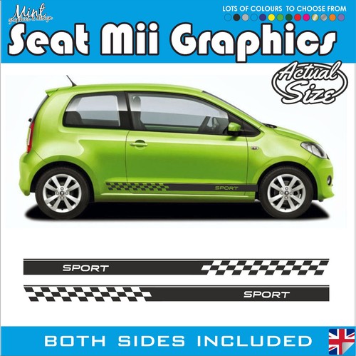 Seat mii side stripes cupra - side,