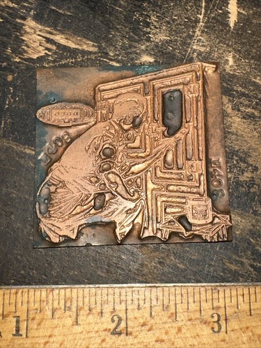 Printing block man - printing, painting