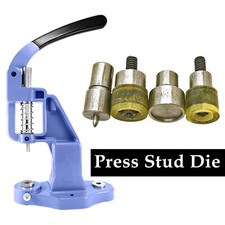 Press Studs Snap Fastener Fixing Dies for Blue Machine Clothing Handbag Crafts
