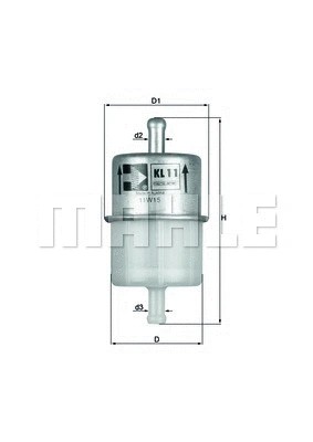 Fuel filter fits mazda glc - filter, fits: