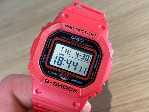 Casio shock 5600ep red - g-shock,