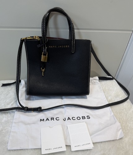 Marc jacobs black leather tote - jacobs,