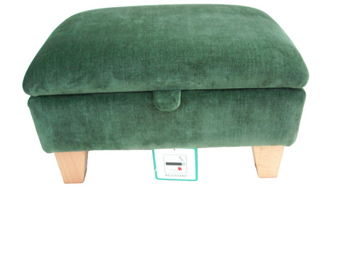 Green chenille fabric - green,