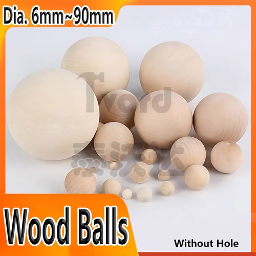 Solid wood ball - ball, natural