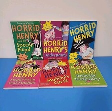 Horrid Henry Book Lot Of 6