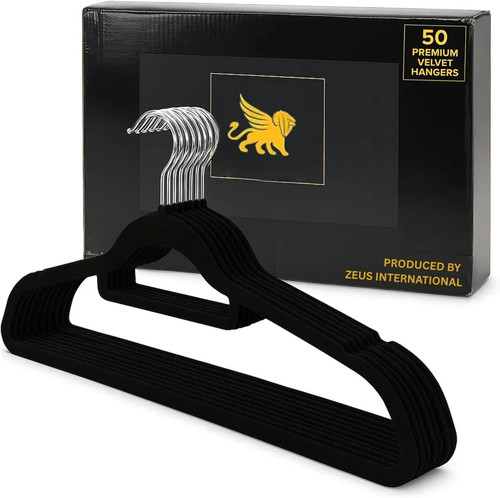Velvet hangers pack of - velvet,