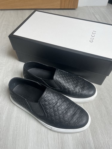Gucci black slip - black, on