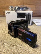 JVC Everio GZ-MG364BEK Handheld High Definition HDD Camcorder Black Tested