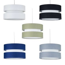 Modern 26cm Fabric Pendant