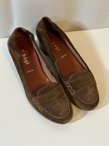 Hogl brown suede - , low