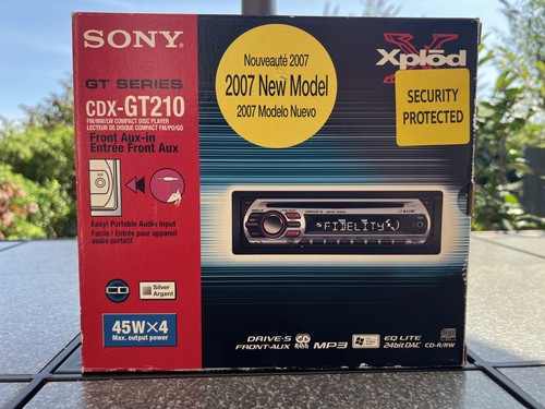 Sony plod cdx gt210 - x-plod, car