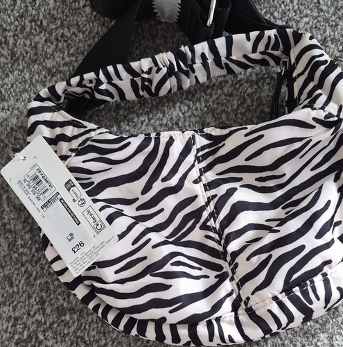 Zebra print crescent - zebra,