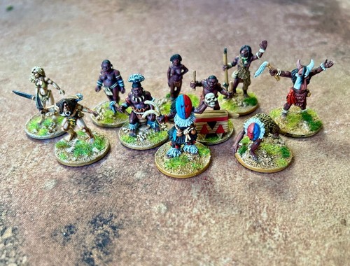 28mm painted darkest africa - darkest,