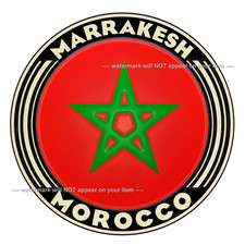 2x Marrakesh Morocco Car Vinyl