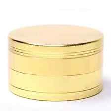 Senua Gold Tobacco Herb Grinder 4 Part 50mm