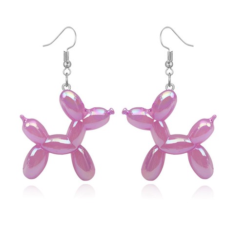 Resin sweet dog earrings cute - resin,