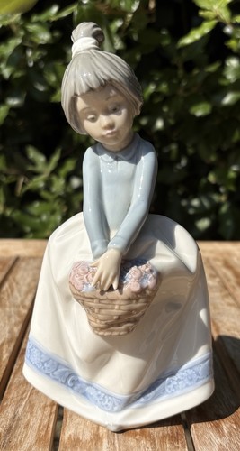 Vintage lladro nao girl with - vintage,