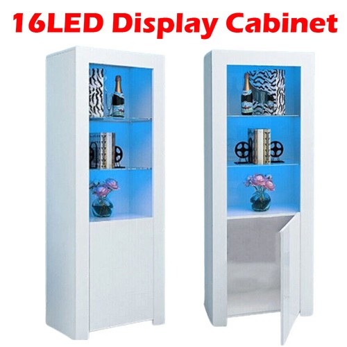 High gloss white tall display - high,
