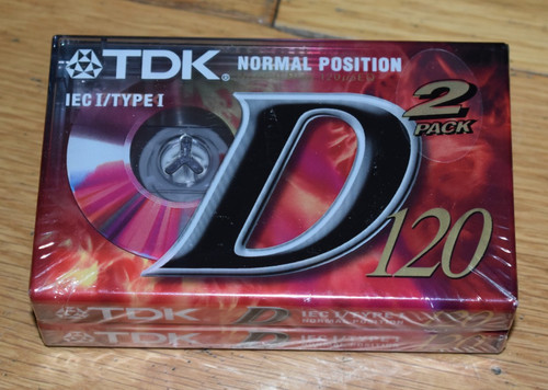 Tdk d120 cassette - d120, tapes
