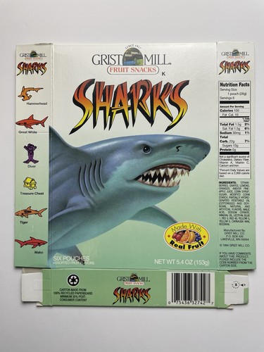 1995 grist mill sharks - sharks, gummy