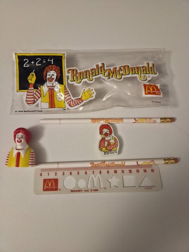Ronald mcdonald pencil case - ronald,